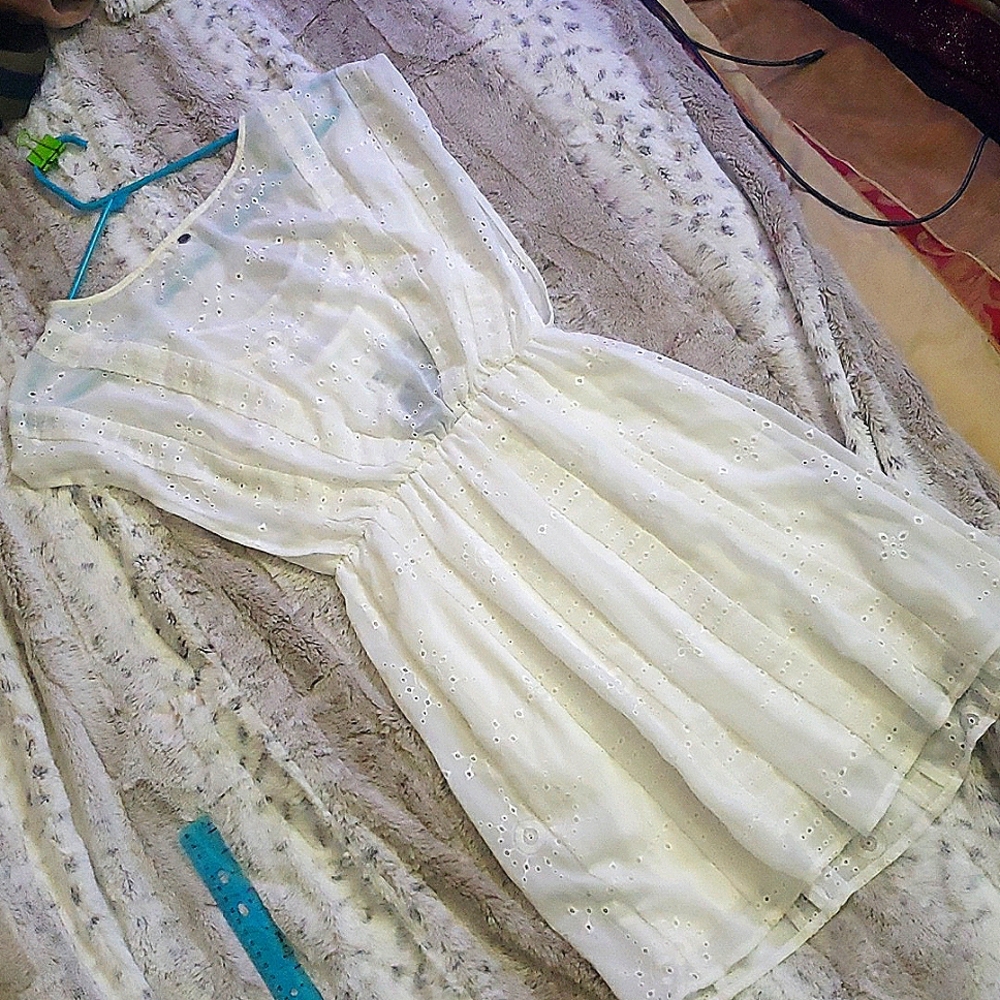 xS Guess white mess sun/day dress - Picture 6 of 6